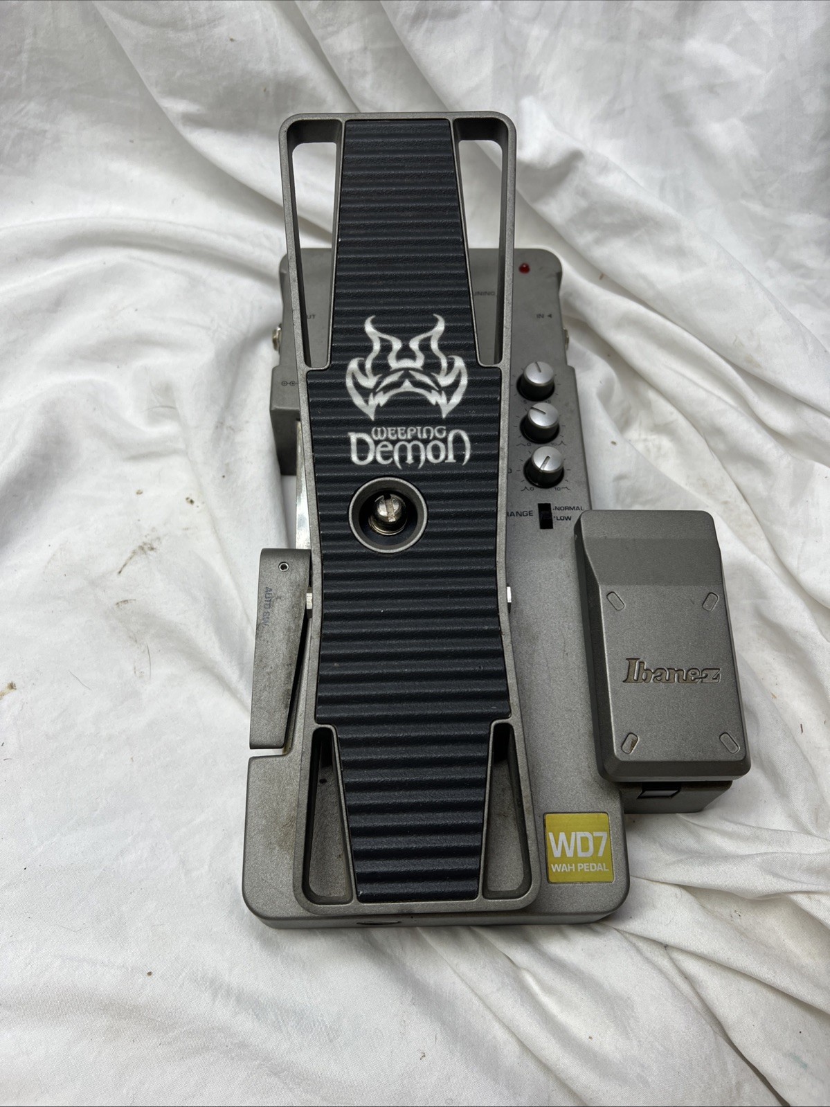 Ibanez WD7 Weeping Demon Wah Guitar Effects Pedal  Read Missing Rear Panel