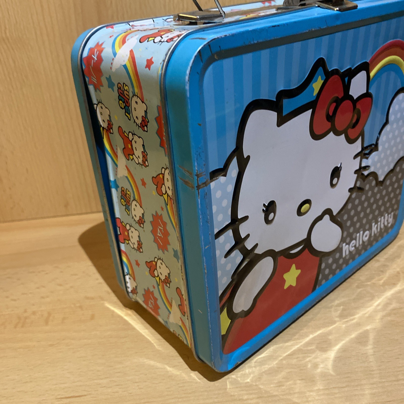 Hello Kitty Loungefly Super Cute Blue Lunch Box 2010