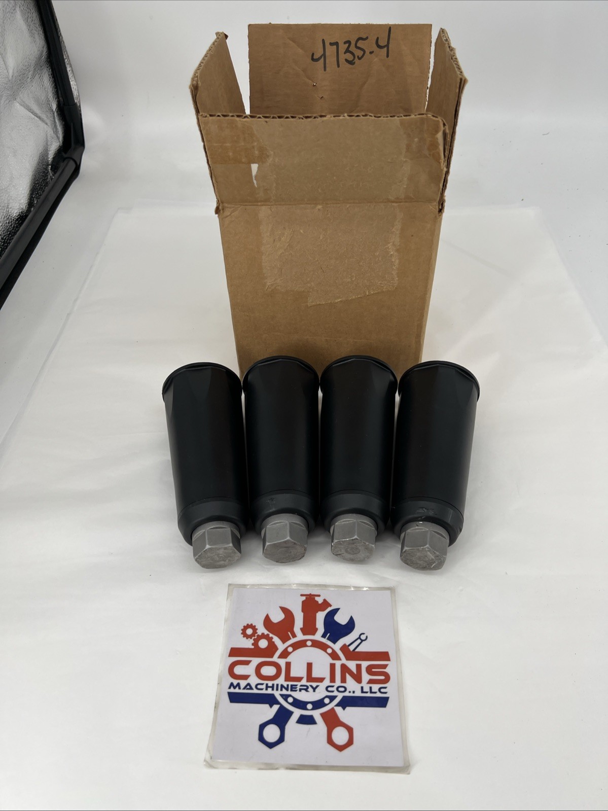 Genuine Hoshizaki 472736A01 Ice Machine Legs, Set Of 4, Black Plastic, 6 in