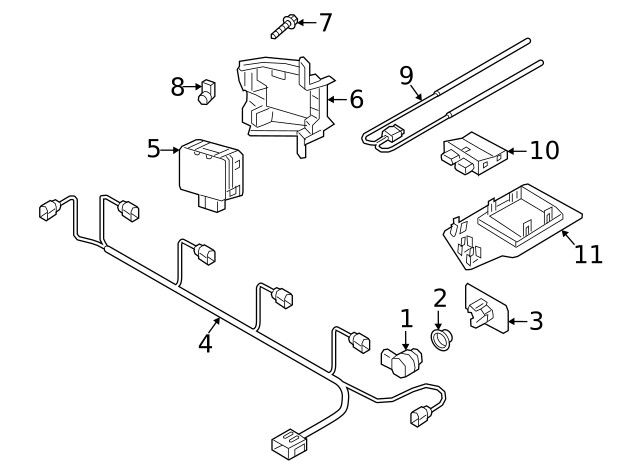 Genuine Audi Control Module 3Q0-907-566-L