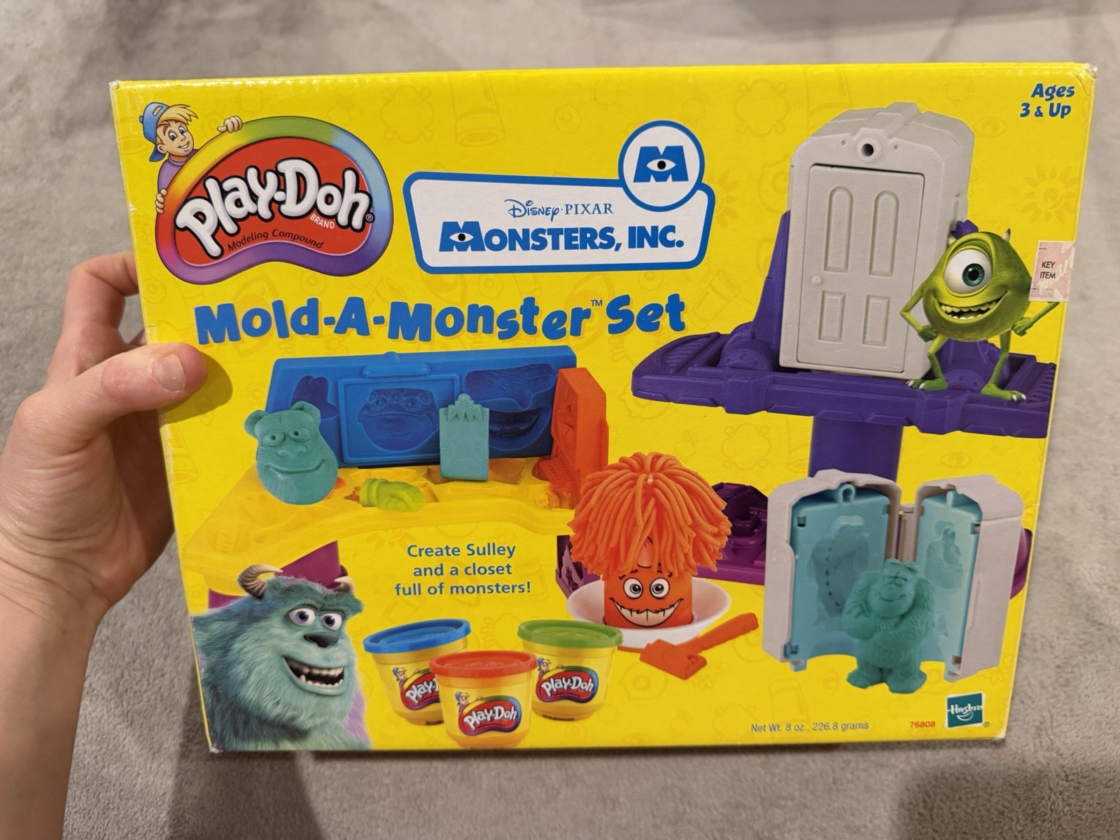 EUC Play-Doh Disney Pixar Monsters, INC Mold A Monster Set in Original Box