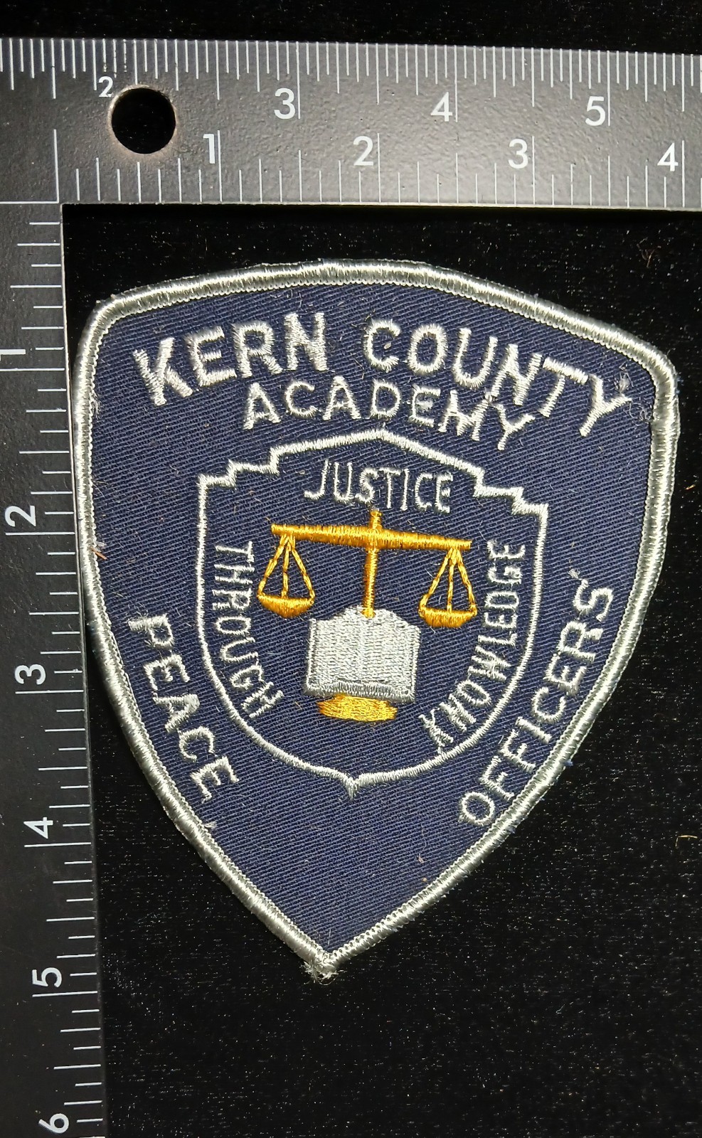 Kern County, California Peace Officers Academy (Police)VTG obsolete Patch