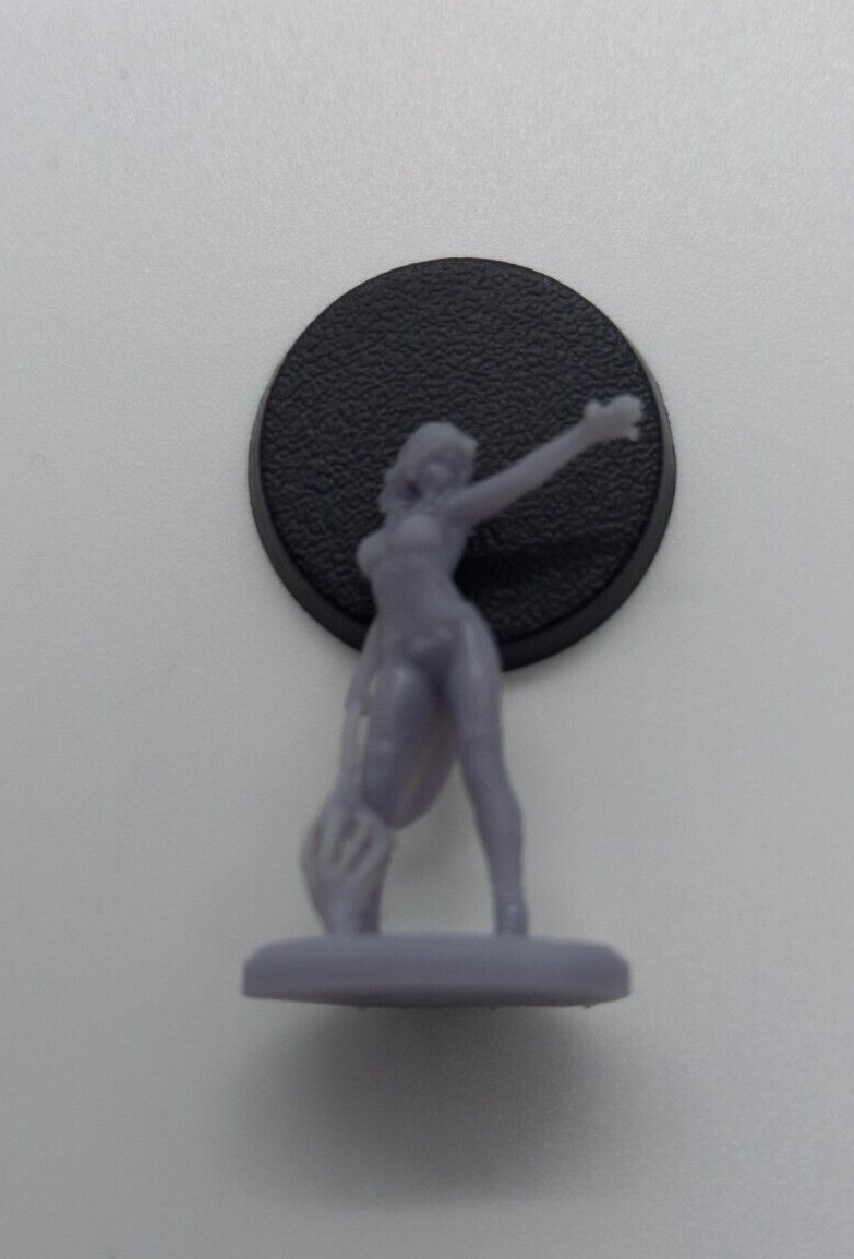 Dungeons & Dragons Female Evoker 3D Printed Resin Model Fantasy Roleplay