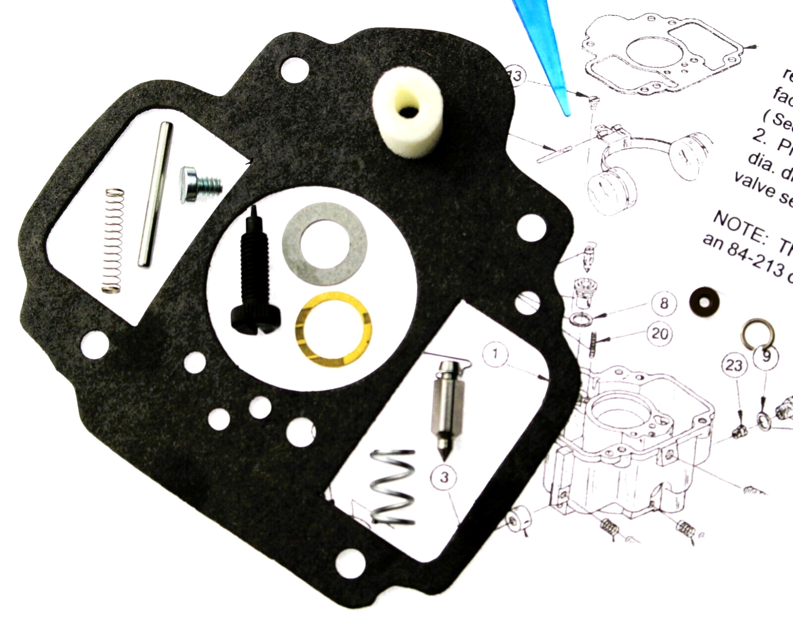 GENUINE WALBRO Carburetor Kit fits LUA-9 LUA9  fits Onan 146-0271D engine  D82