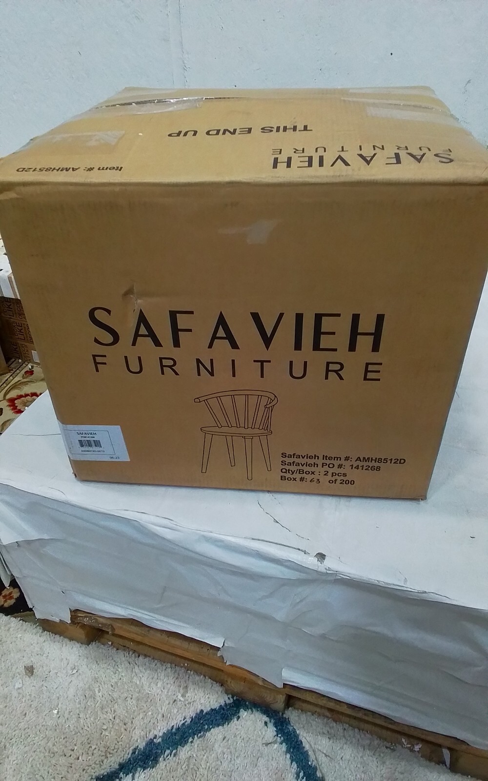Safavieh BLANCHARD SIDE CHAIR, Reduced Price 2172750793 AMH8512D