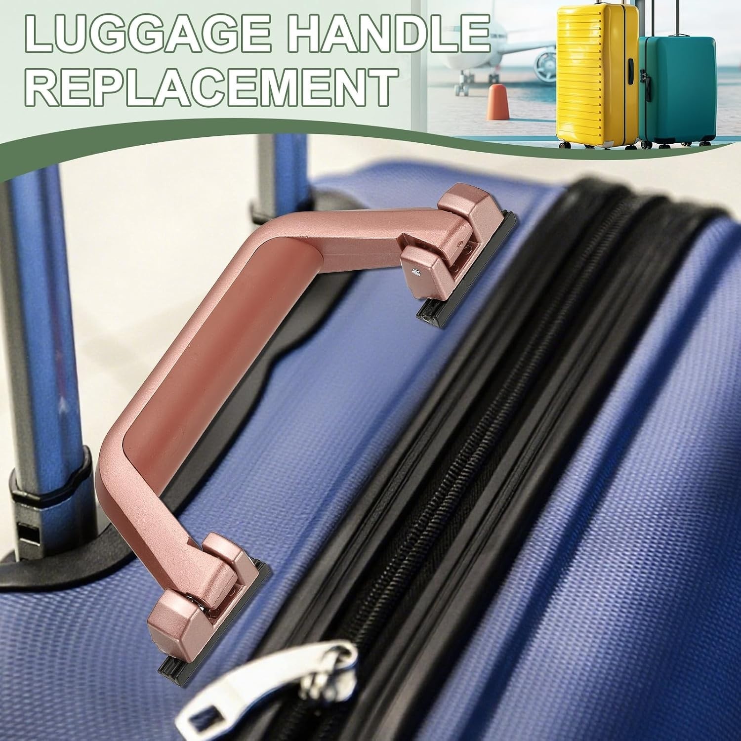Luggage Handle Replacement, Suitcase Handle Replacement, Spare Strap Grip - F...