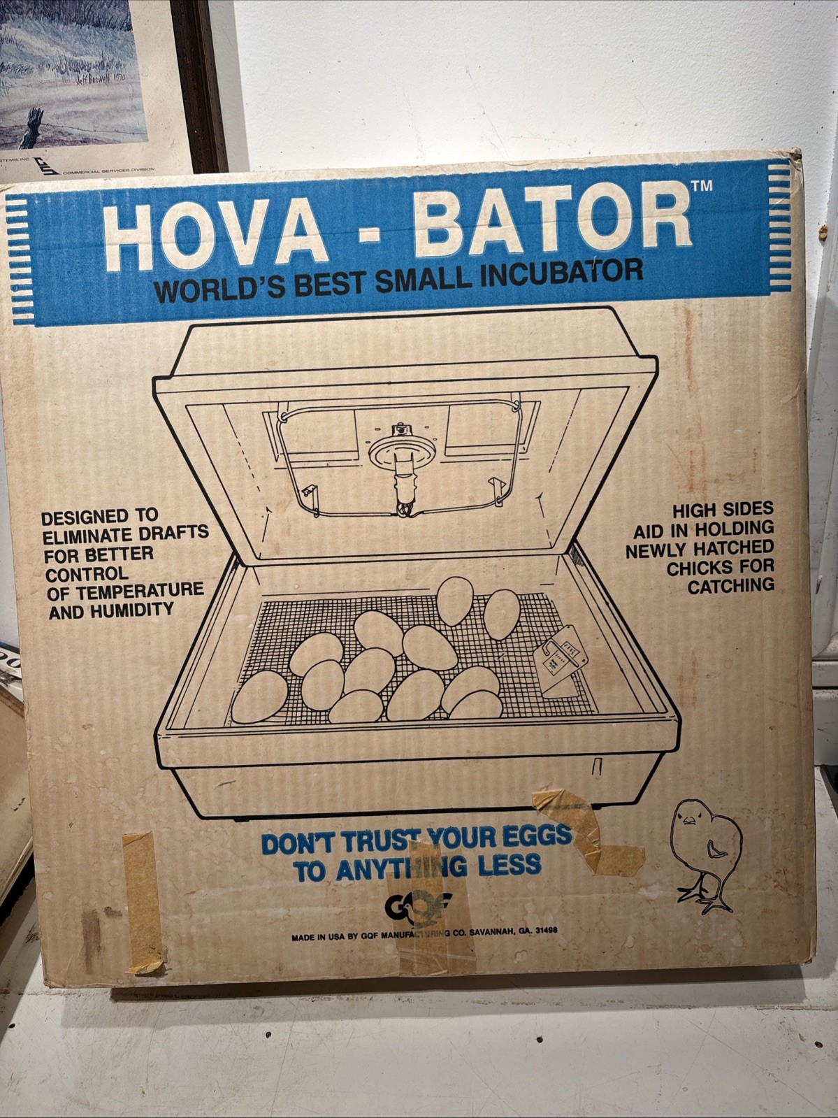 New GQF Hova-Bator 1602N Thermal Air  Incubator Best Hatching Chicken Eggs