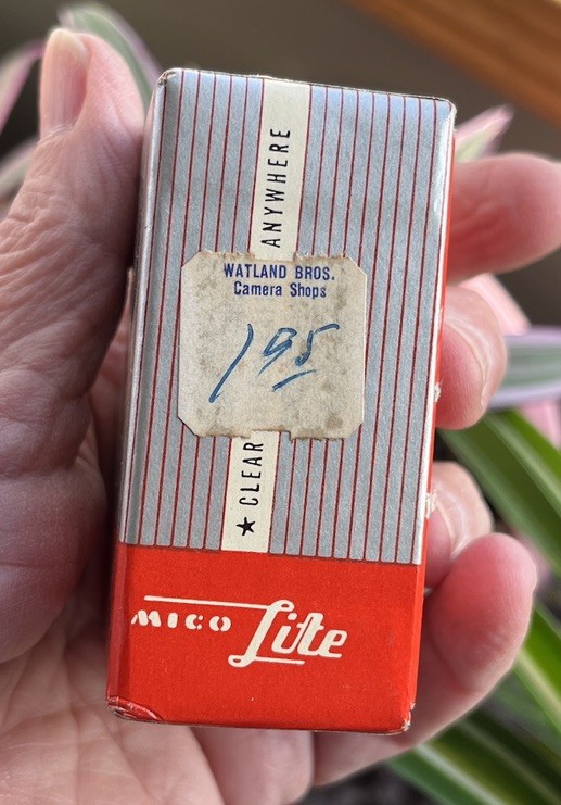 Vtg Micro-Vue Micro Lite BOX ONLY Chicago, IL BOX ONLY