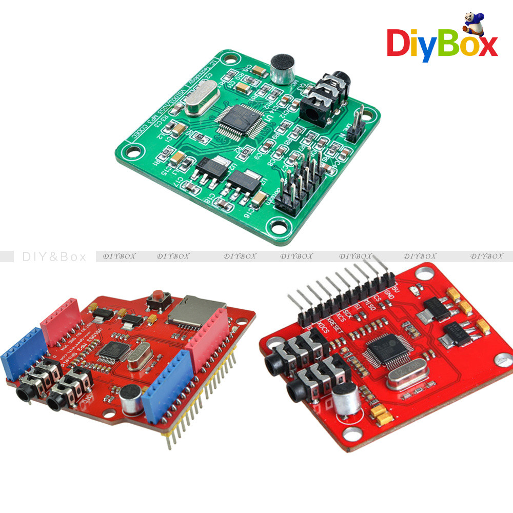 IC VS1053B VS1053 MP3 Music Shield Board Module TF/SD Card Slot frArduino UNO R3