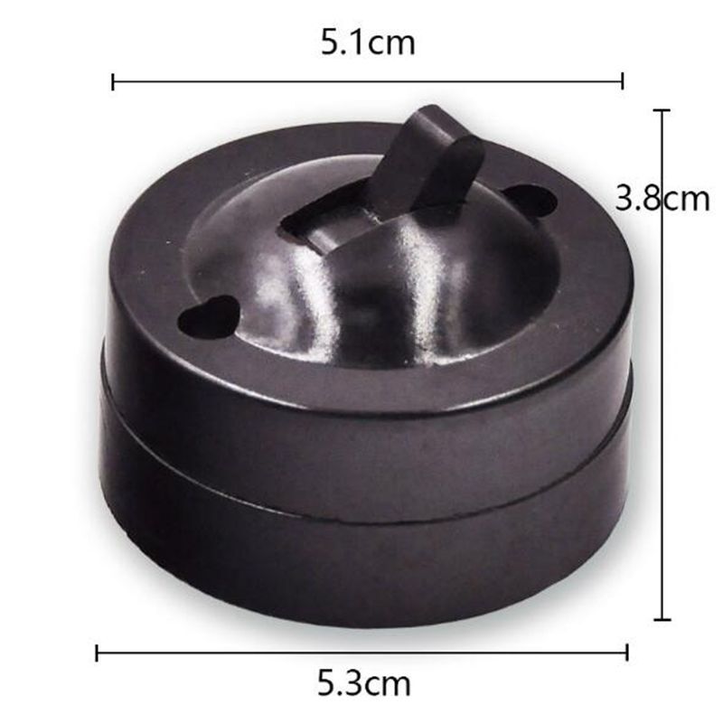 Retro Light Switch Old Fashioned Wall Mount Home Decor Round Single Control