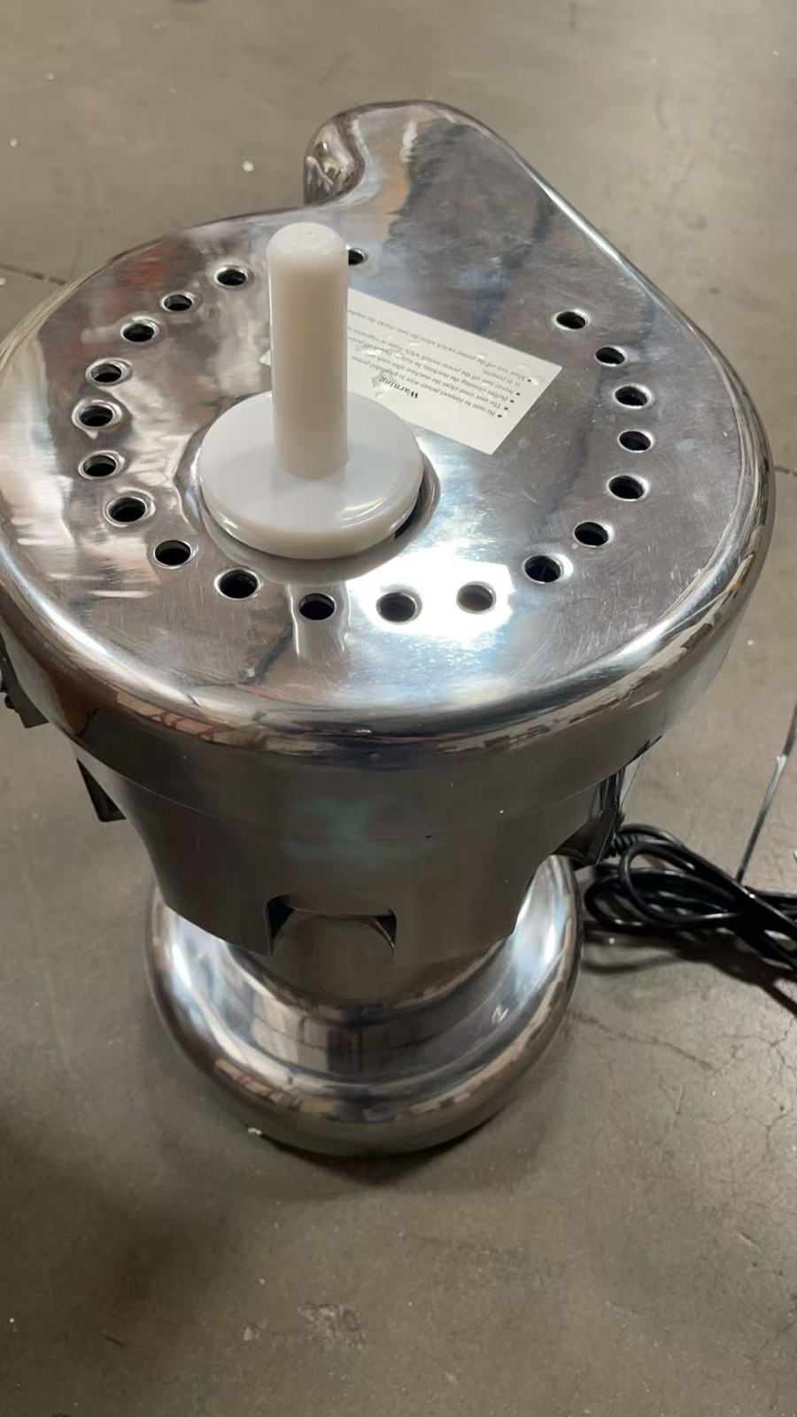 Used 110V Centrifugal Juicer Stainless Fruit Vegetable Juicer Machine