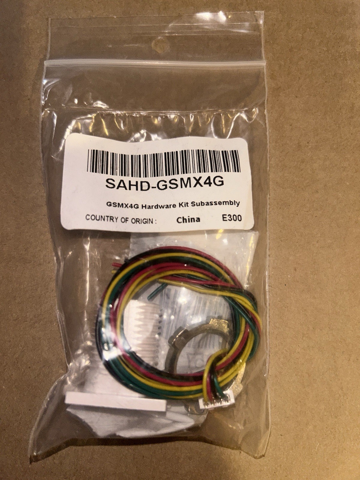 Honeywell GSMX4G Wiring Harness SAHD-GSMX4G, Hardware Kit Subassembly, New