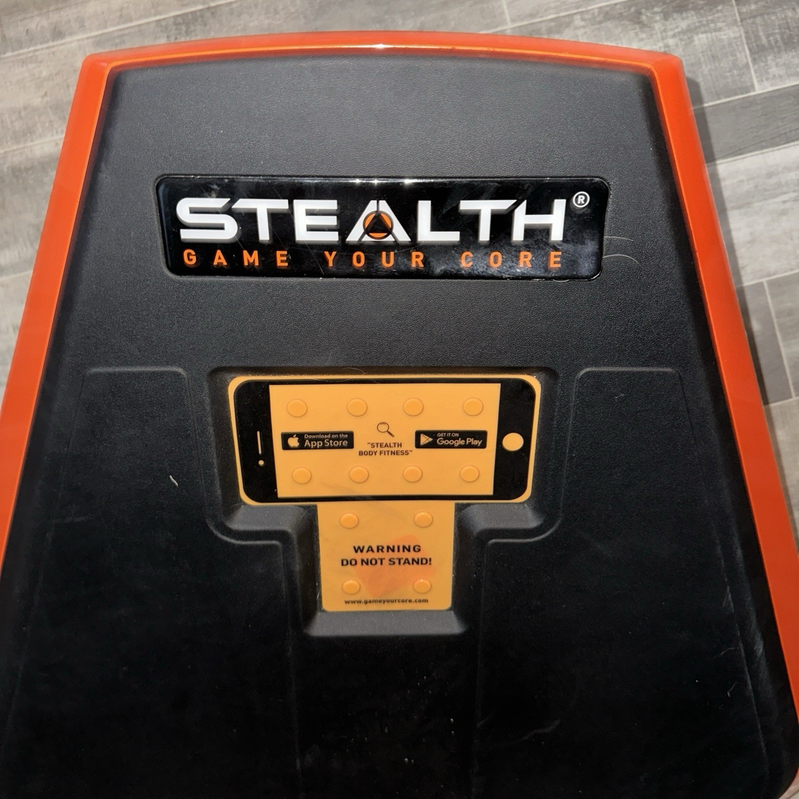 Stealth Game Your Core Planking Board Whole Body Exercise Ab Trainer Orange Nice