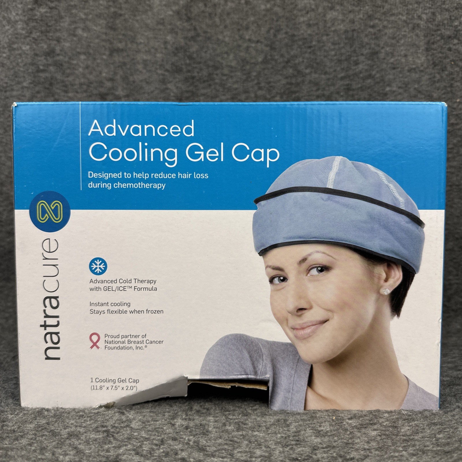 Natra Cure Advanced Instant Cooling Gel Cap Can Help Reduce Hair Loss NEW OPEN