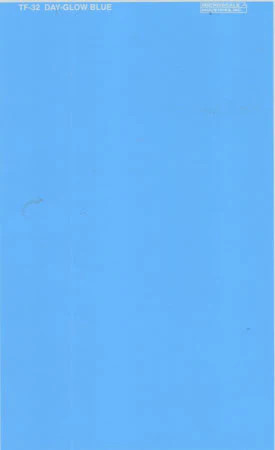 Microscale TF-32 Solid Dayglo Blue Trim Film
