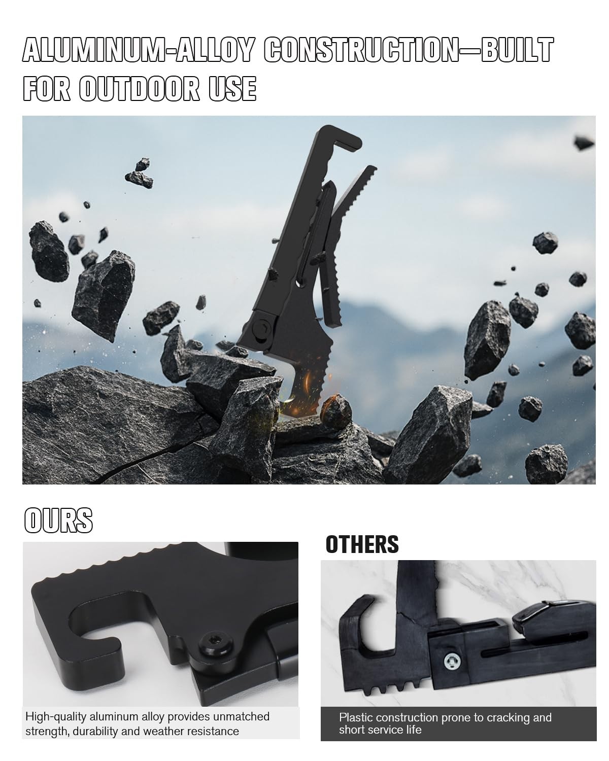 Lightweight Folding Bow Hanger with Strap & Backpack Hook - Saddle & Crossbow Ac