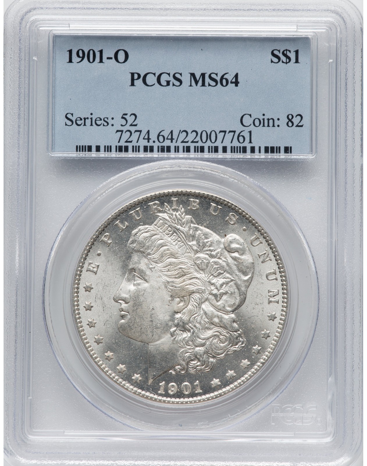 1901-O MORGAN DOLLAR PCGS MS64