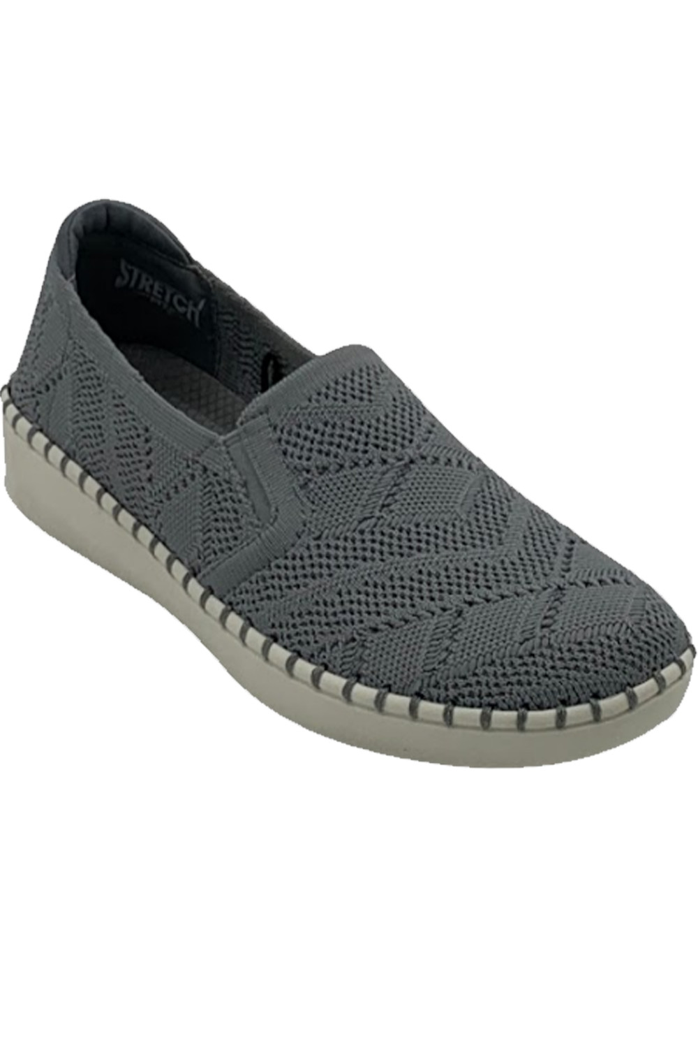 Skechers Vegan Washable Crochet Slip-Ons Sepulveda 2.0 Gray