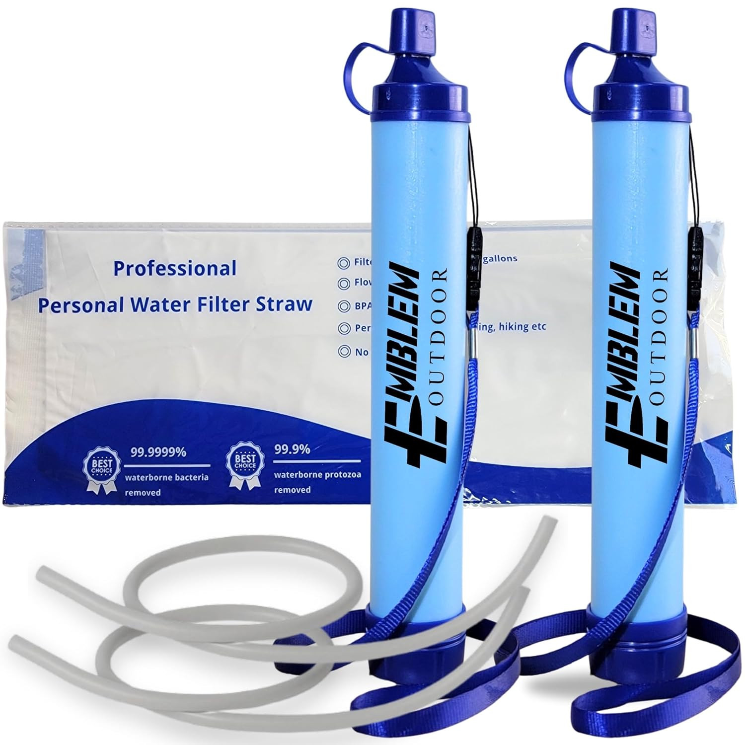 Portable Water Filter Straw for Emergencies and Survival. Emergency Water Filtra