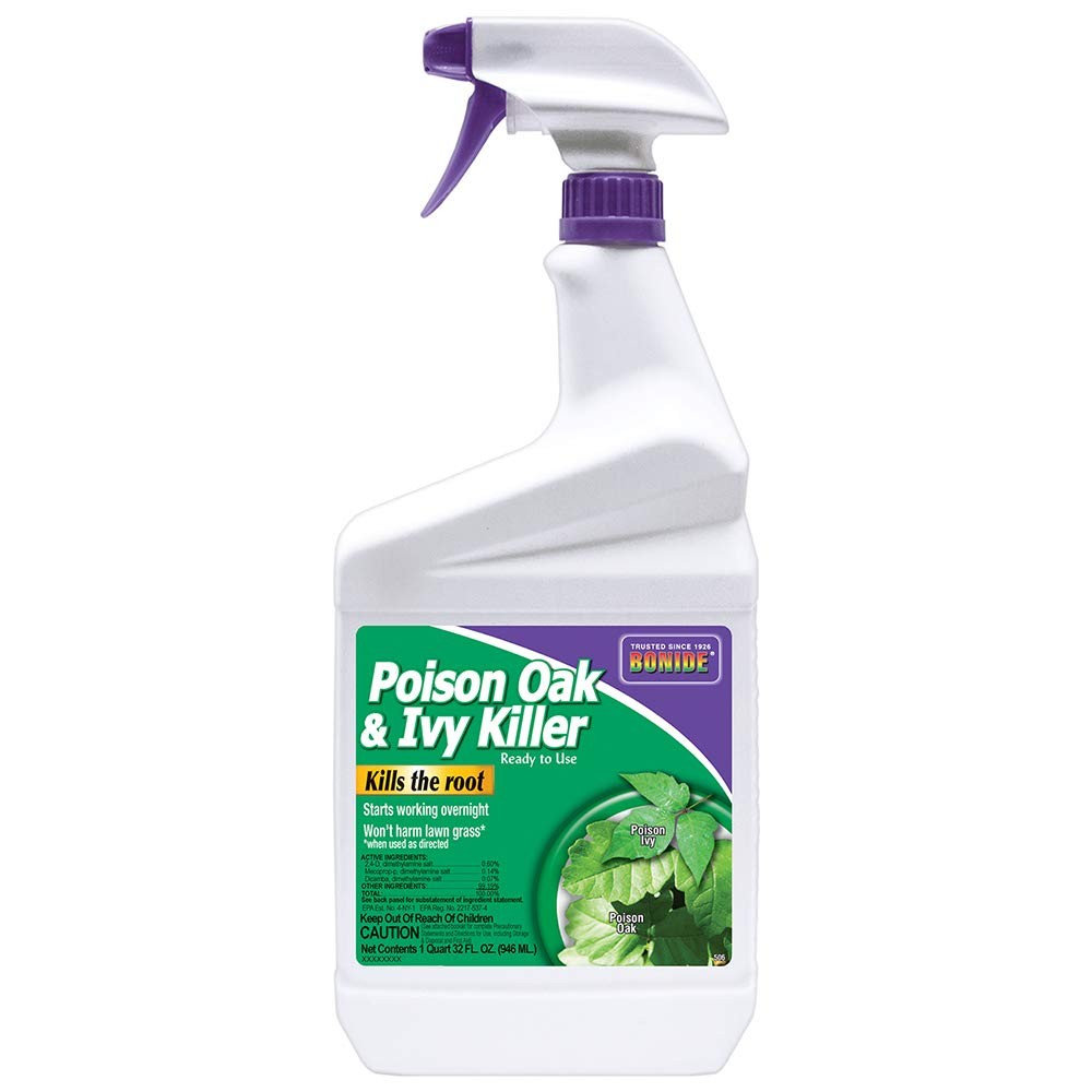 Bonide Poison Oak & Ivy Killer, 32 oz Ready-to-Use Spray 32_Oz, Brown/A