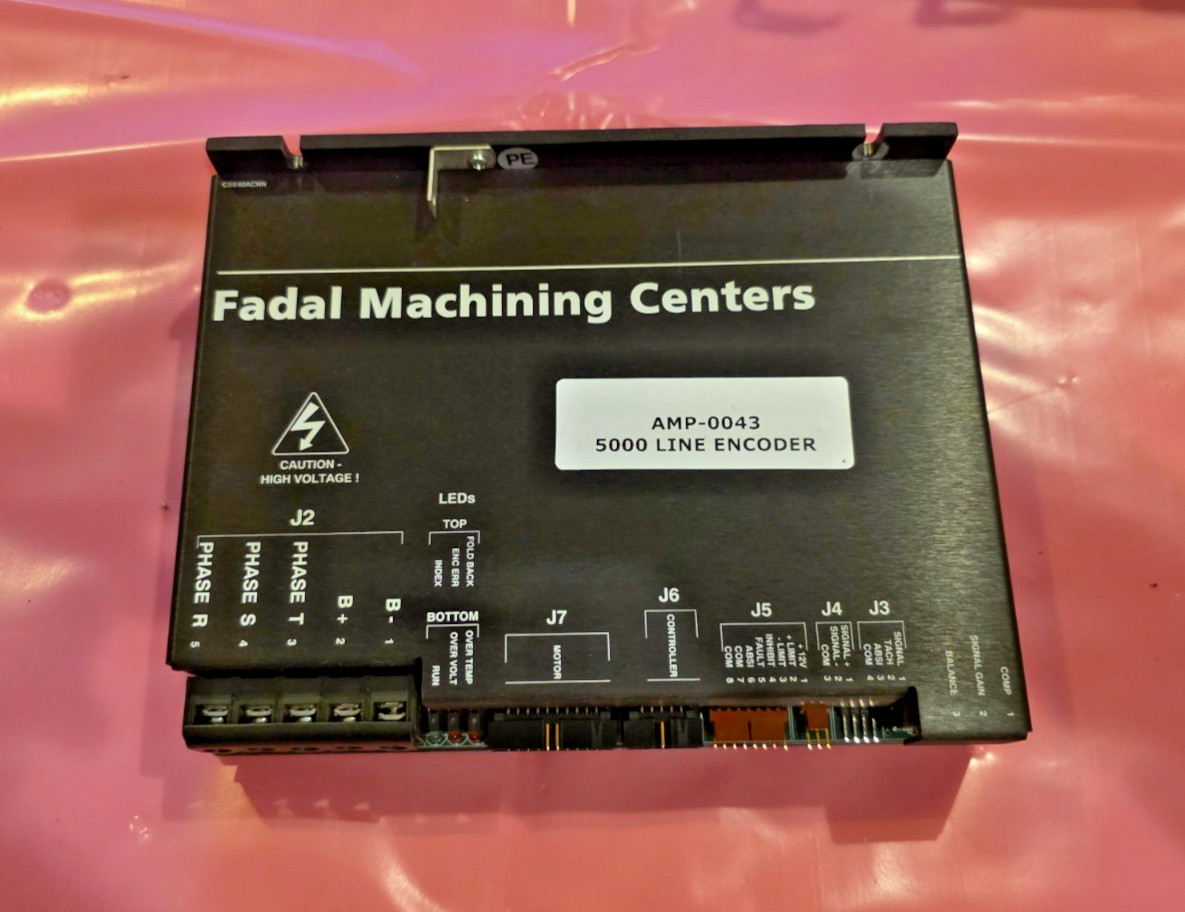 Fadal SE40ACNN-SMB AMP0043 5000 Line Encoder  Free Ship and Warranty