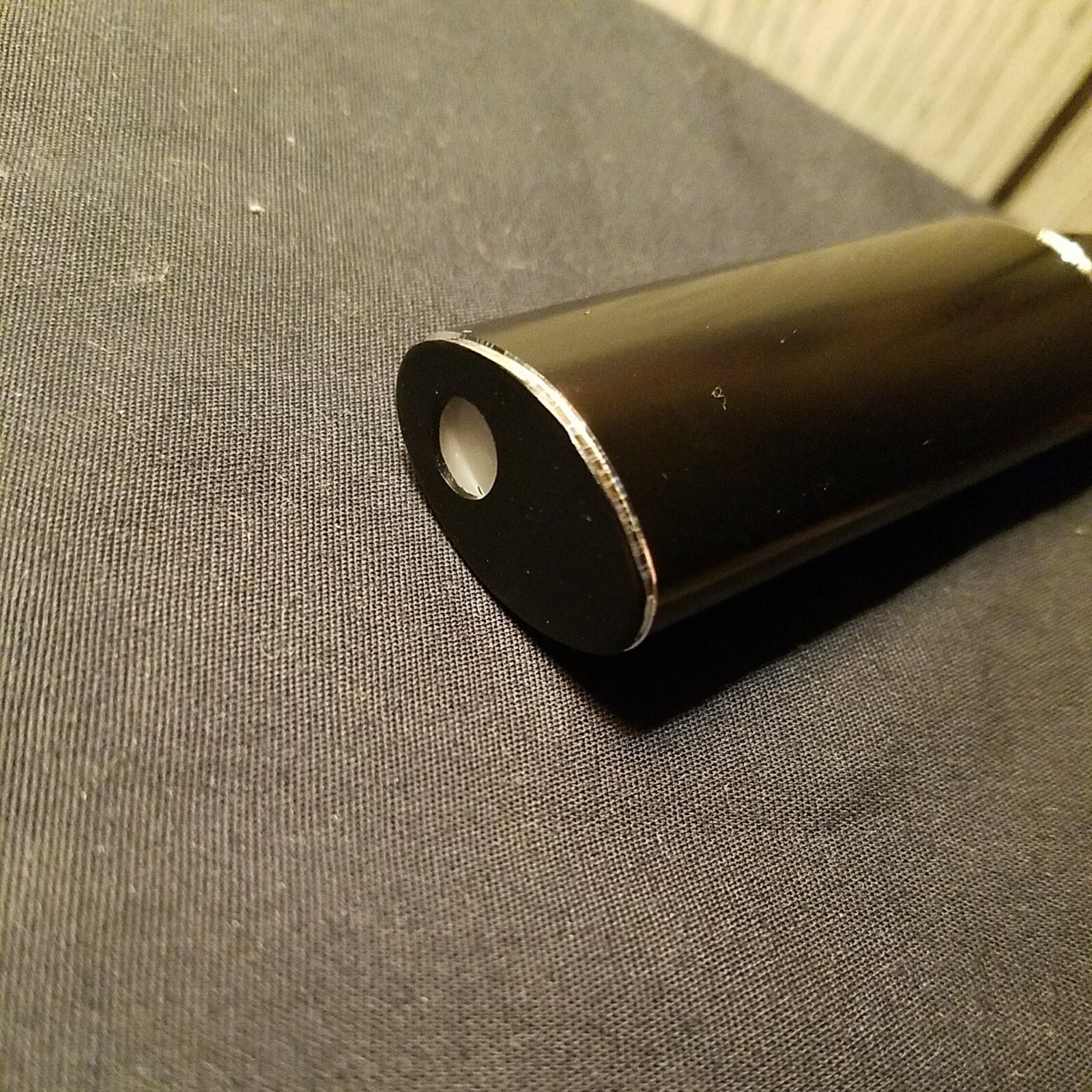 Vtg Lighter Case Black Metal Sleeve Western Cover Enamel Holder for Bic New USA