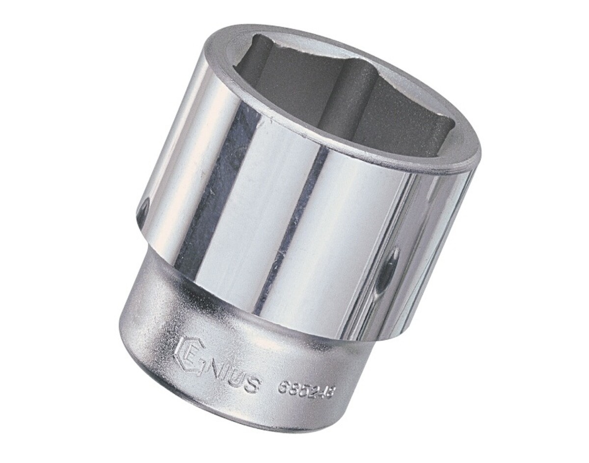 Genius Tools 3/4" Dr. 24mm Hand Socket (CR-Mo) - 625224