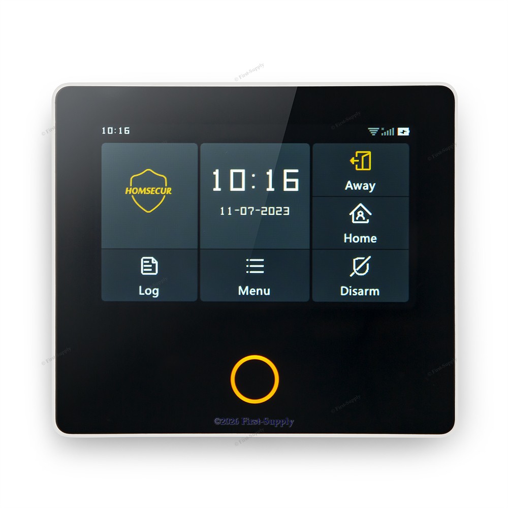 HOMSECUR Apartment Touch Screen Alarm System With Wireless Sensor Remote Control