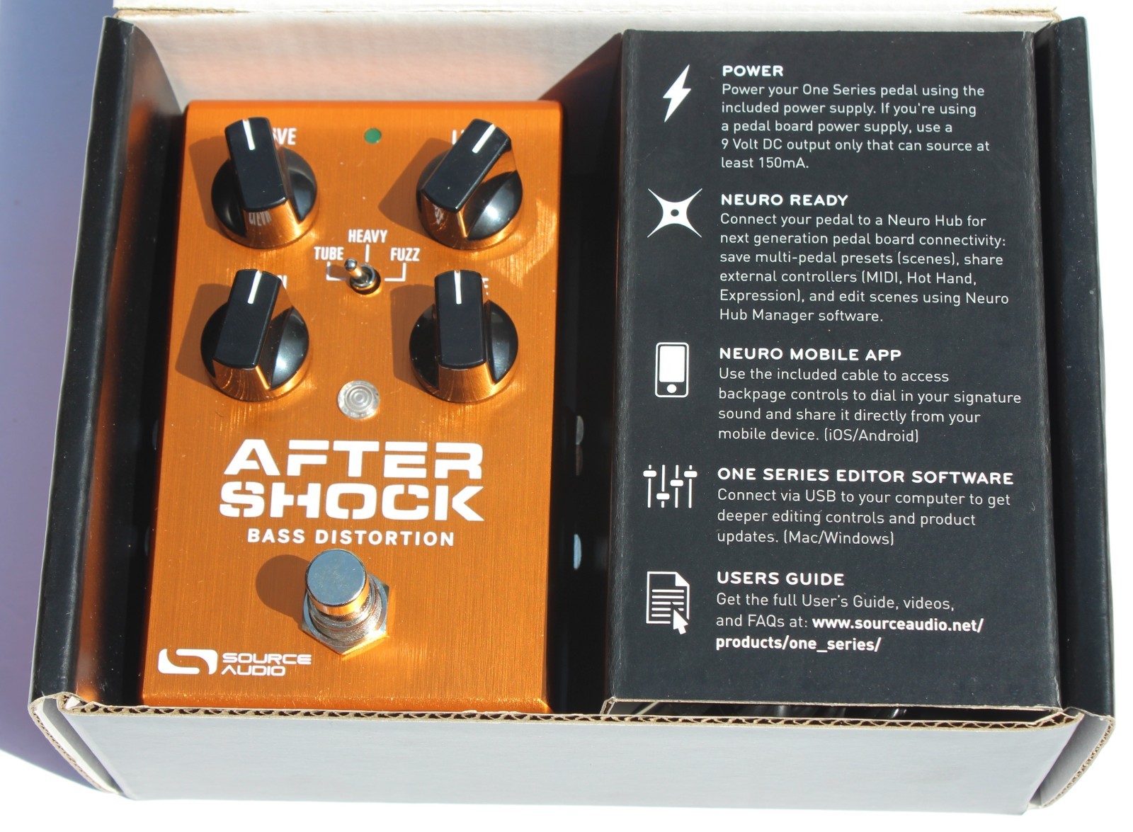 Source Audio SA246 Aftershock Bass Distortion One Series Effects Pedal