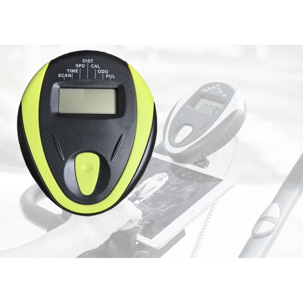 Lightweight LCD Speedometer for Exercise Bikes with Heart Rate Feature