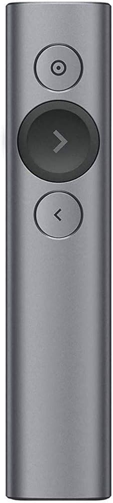 Logitech Spotlight Presentation Remote - Bluetooth/RF - USB - 30 m - Grey