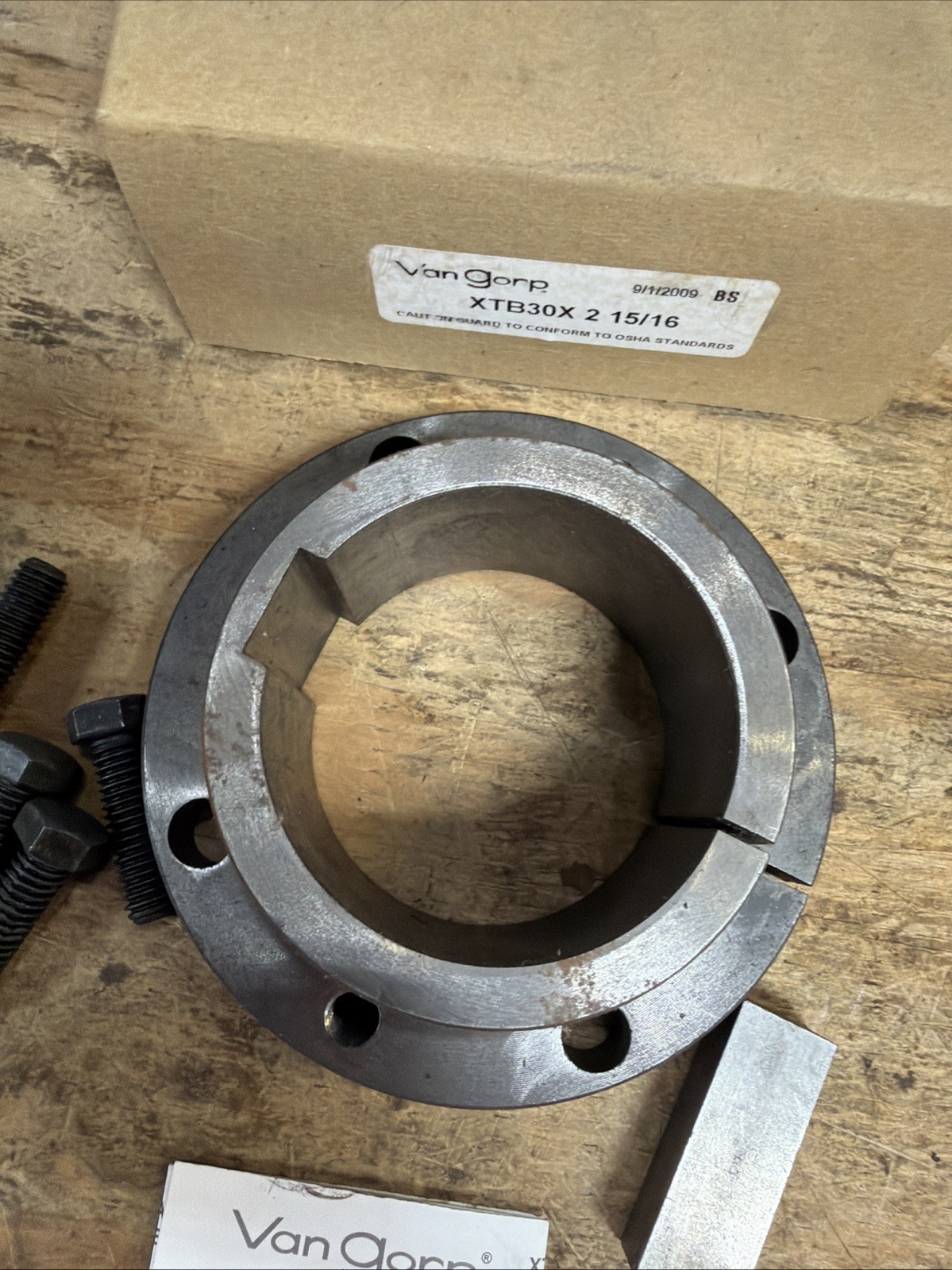 Van Gorp XTB30X-2-15/16 Split Bushing Flanged With 2-15/16 Bore (a9)