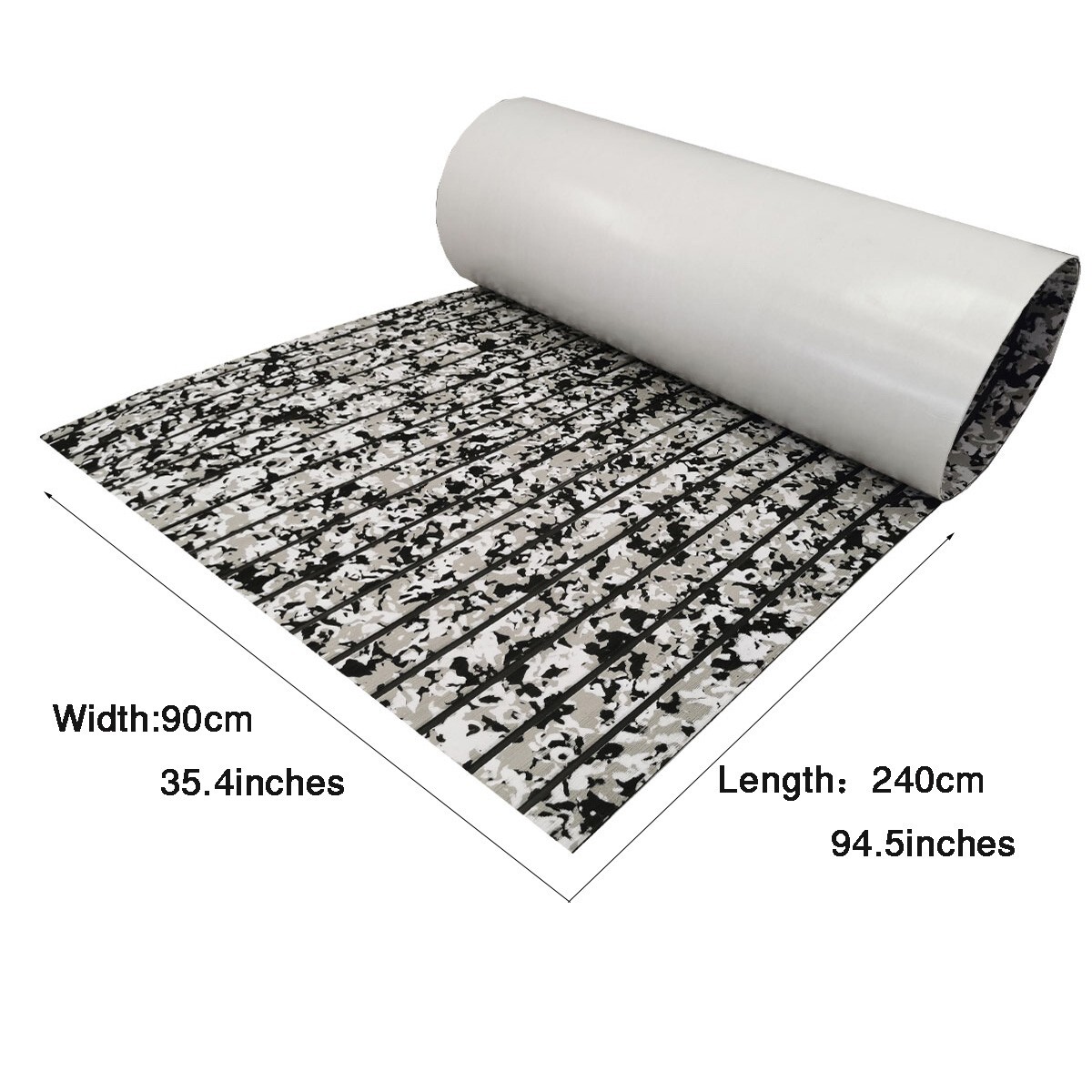 EVA Foam Boat Marine Flooring Mat Self-Adhesive Teak Kayak Deck Pad Camo Nonslip
