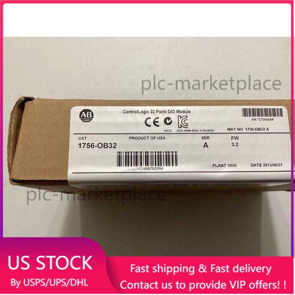 NEW-  Sealed AB 1756-OB32 SER A ControlLogix 32 Point DO Module 1756-OB32 USA