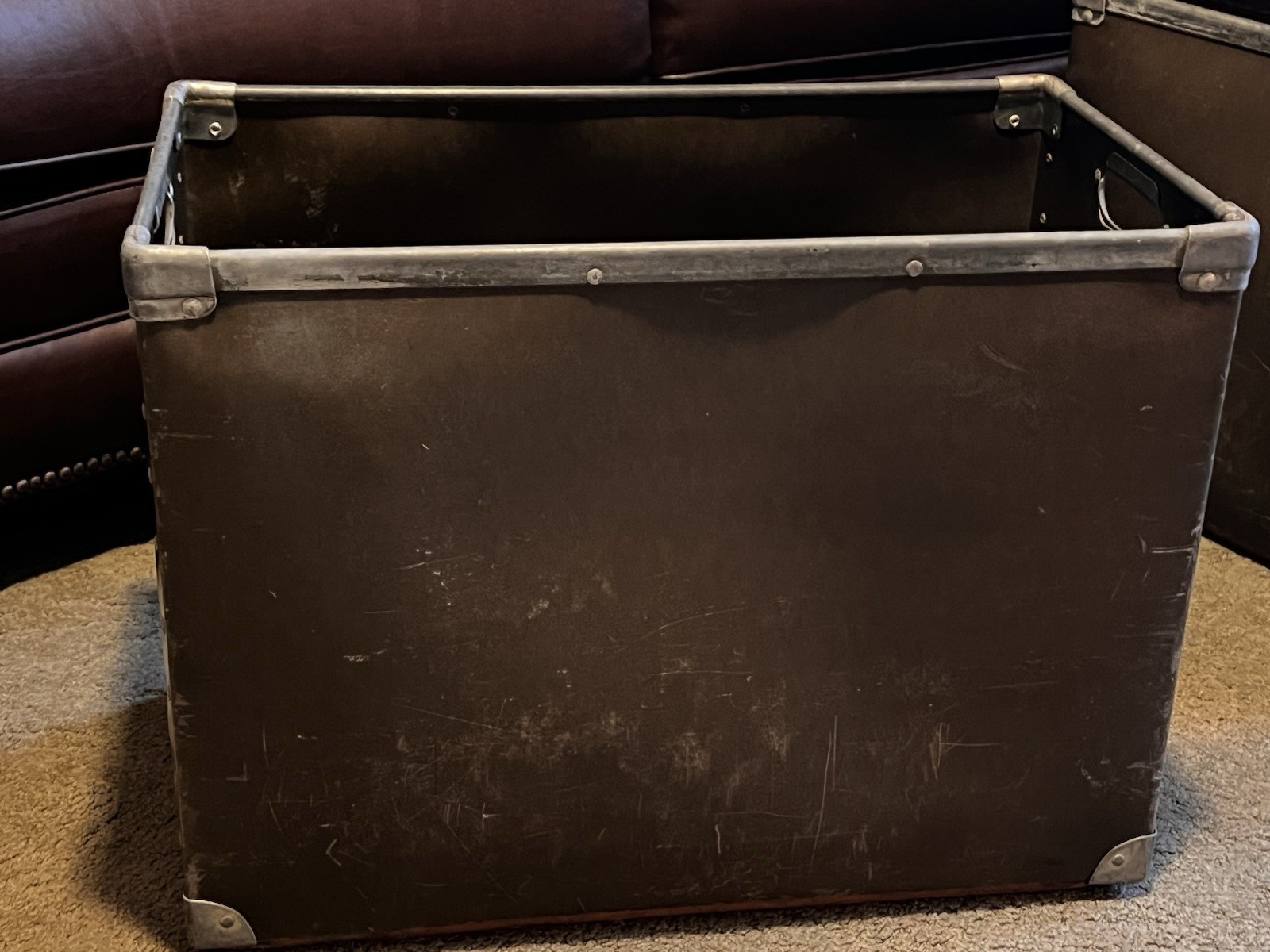 1 NVF Industrial Factory Kennett STACKABLE Vulcanized Fiber Storage Moving Bin