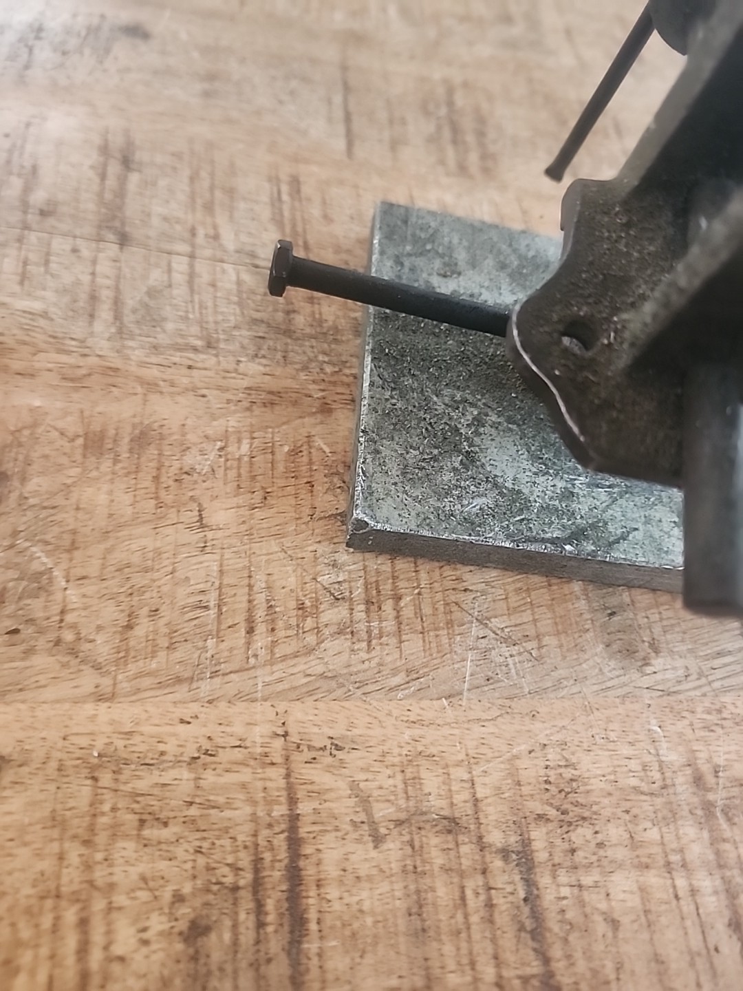 Vintage Aluminum Machinist Vise Tilting Pivot Base Drill Press 2.25 in wide jaw