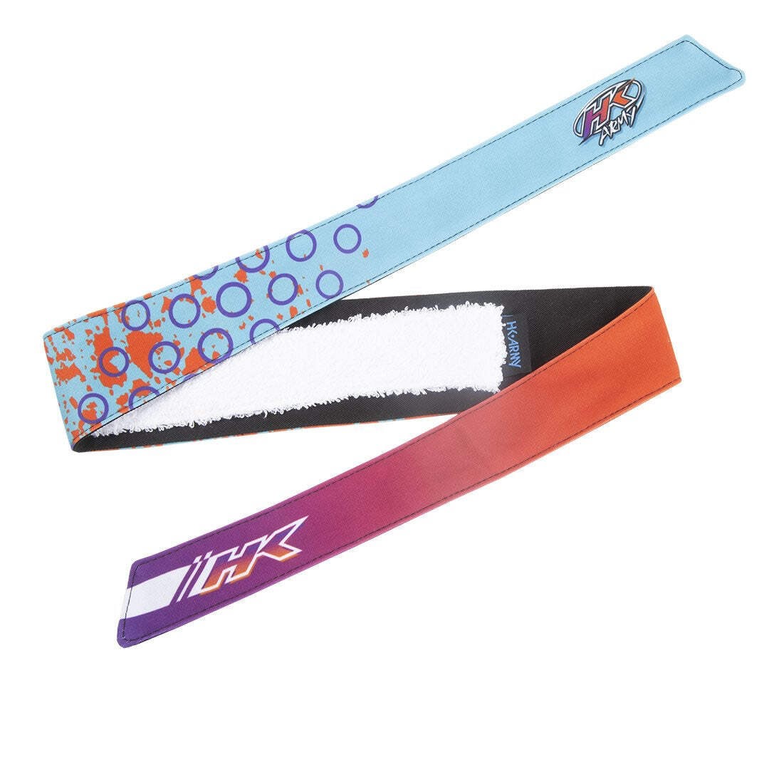 HK Army Headband - Retro Liquid Orange / Teal