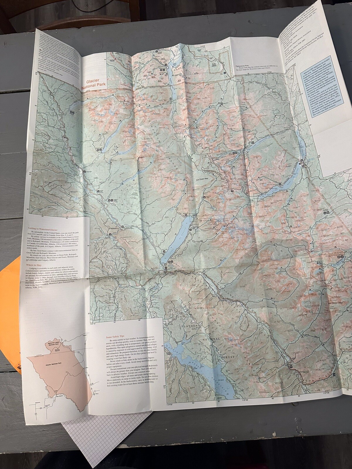 Glacier /Watertown Lakes Map