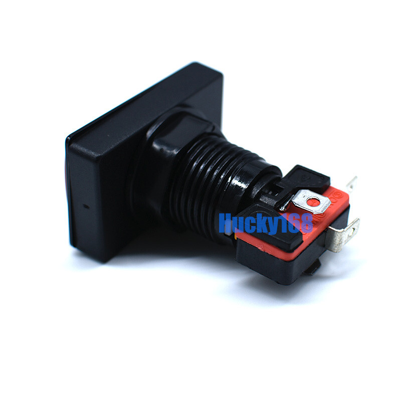 Arcade LED Buttons Rectangle with Microswitch 50mm*33mm Push illuminated Machine
