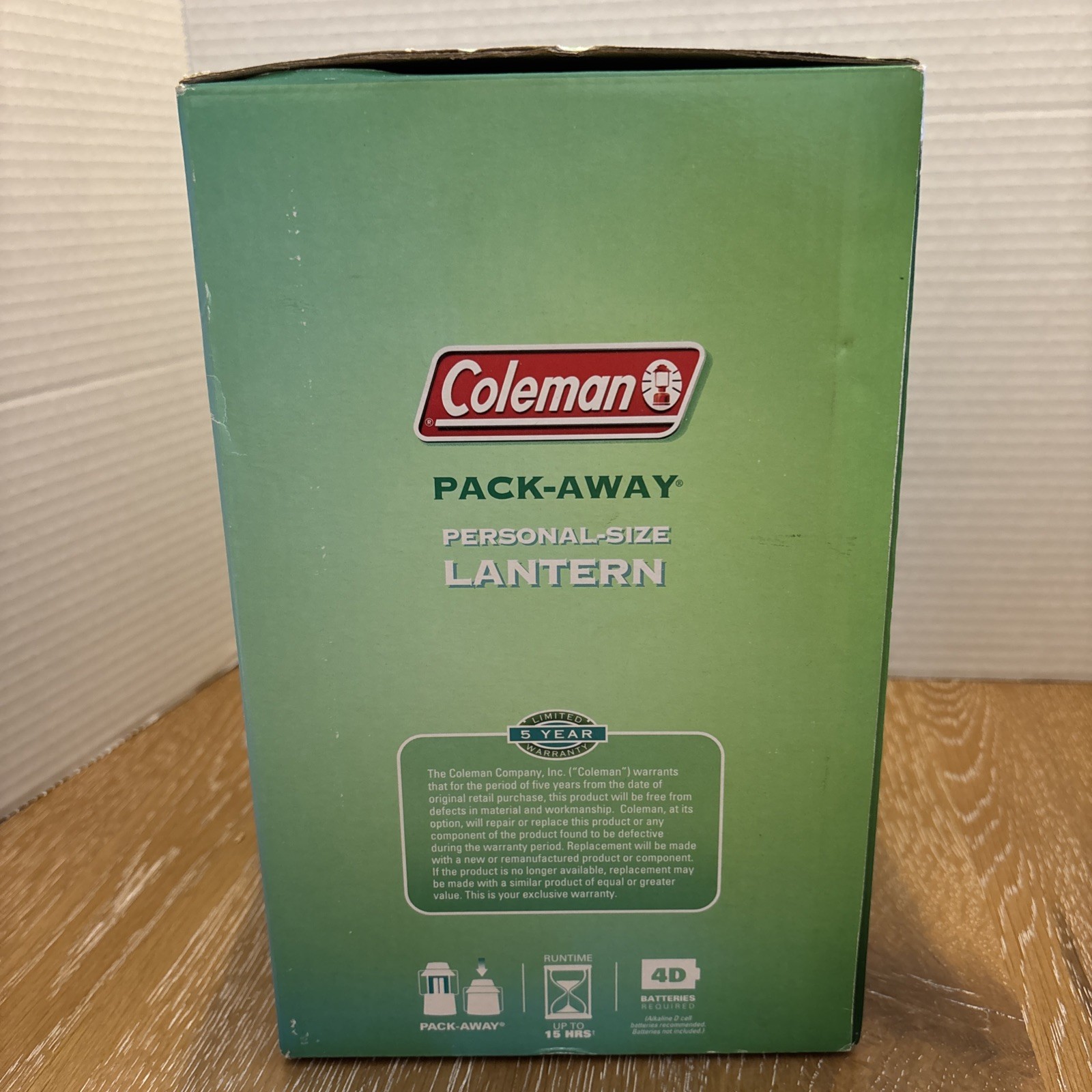 Coleman Pack Away Lantern Space Saver New In Box - 5315 Series SpaceSaver