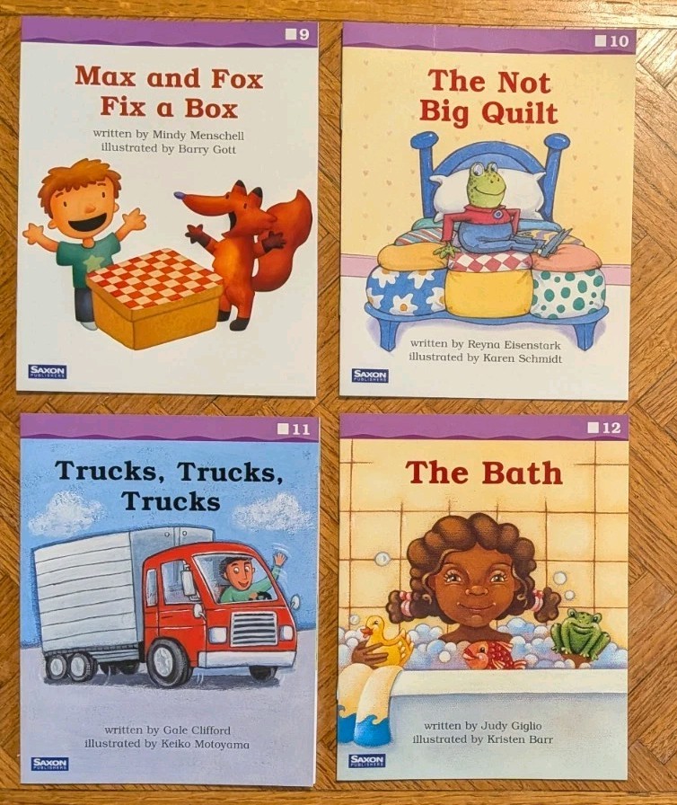 Grade K Saxon Phonics & Spelling Fluency Readers Set Average 15 Kindergarten NEW