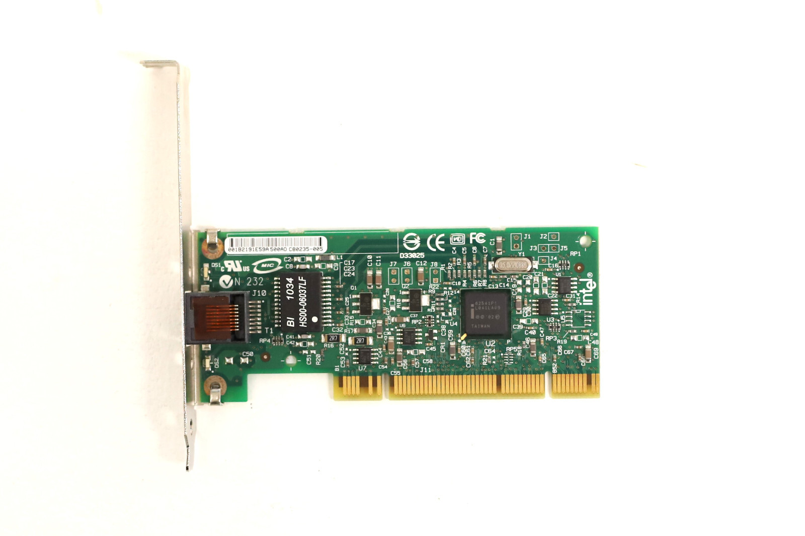 Dell PRO/1000 Single-Port Gigabit Network Interface Adapter Dell P/N: 0NC301