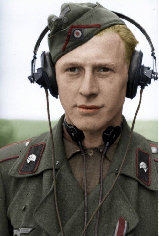 COLOR WWII Photo German Panzer Soldier 1941 WW2  World War Two Wehrmacht  /2090