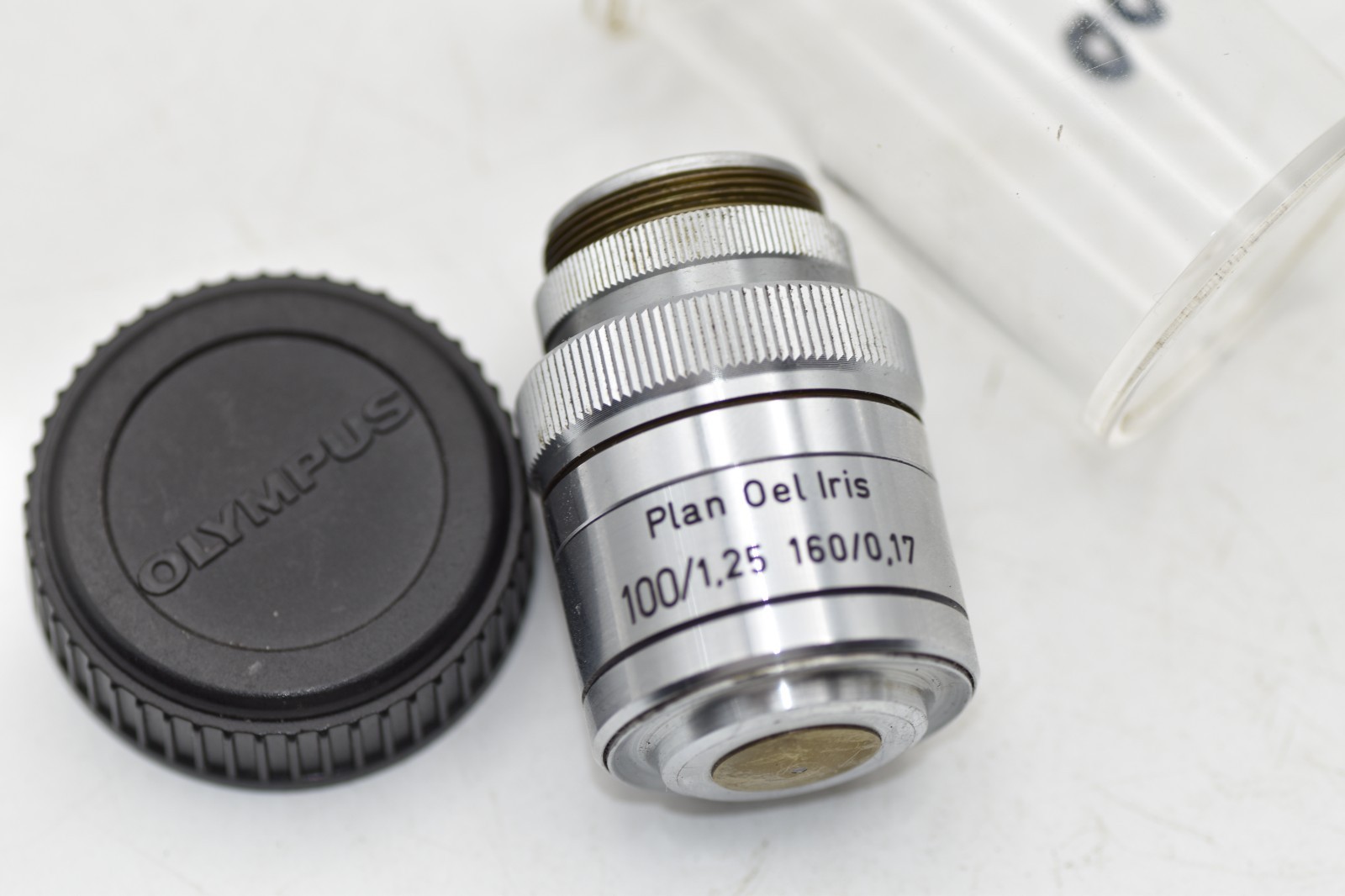 REICHERT  MICROSCOPE OBJECTIVE PLAN OEL IRIS 100/1.25  160/0 N.O.S #2