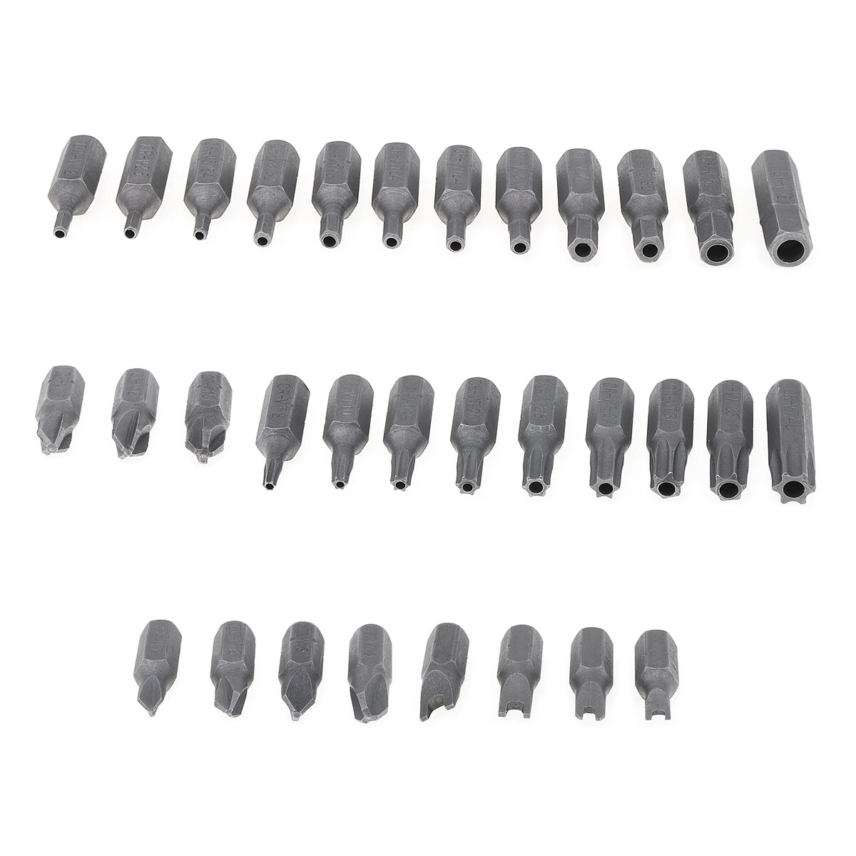 33 Proof Security Torq Hex Star Spanner Torx Bit Set Tamper Tri Wing Screwdriver