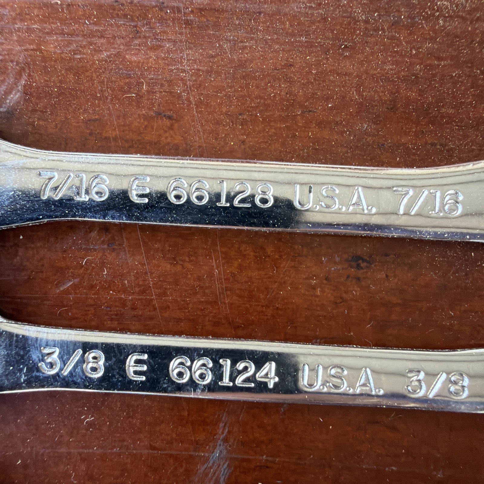Vintage Jensen Angle Open End Wrench’s Short Pattern USA - Sizes in Description