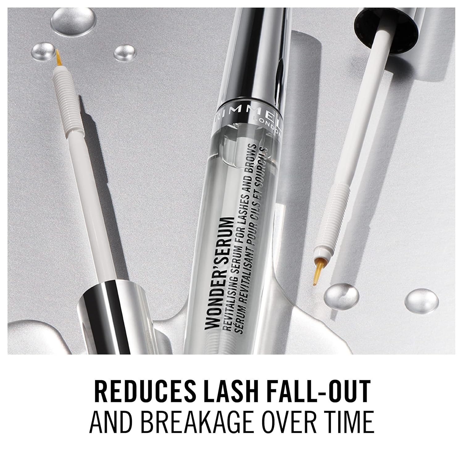 Hydrating Lash & Brow Serum – Clear Treatment for Mess-Free Application 0.37oz