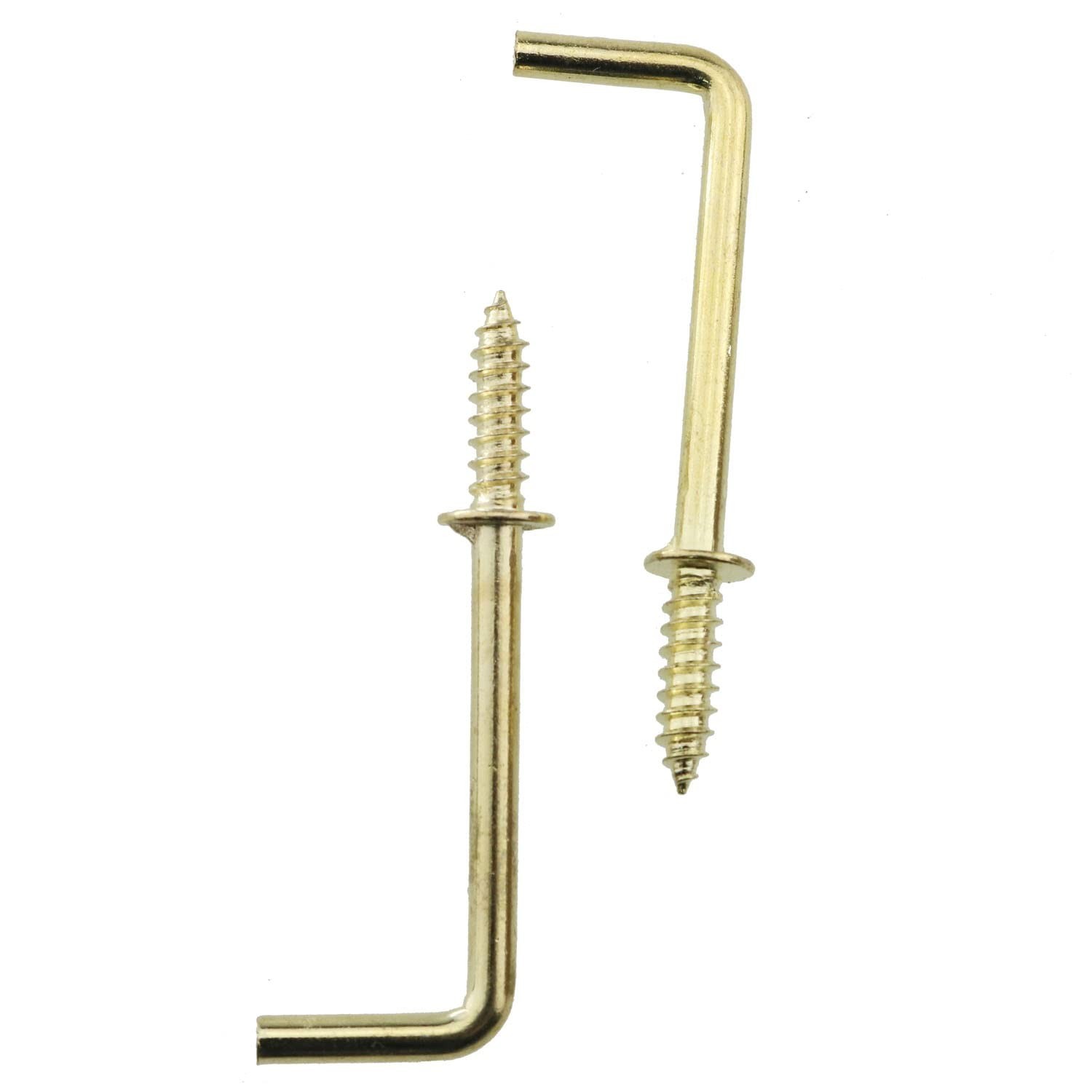 50PCS 1-1/4 Inch L Shape Hooks Self-Tapping Screws L Shape Hooks Right Angle ...