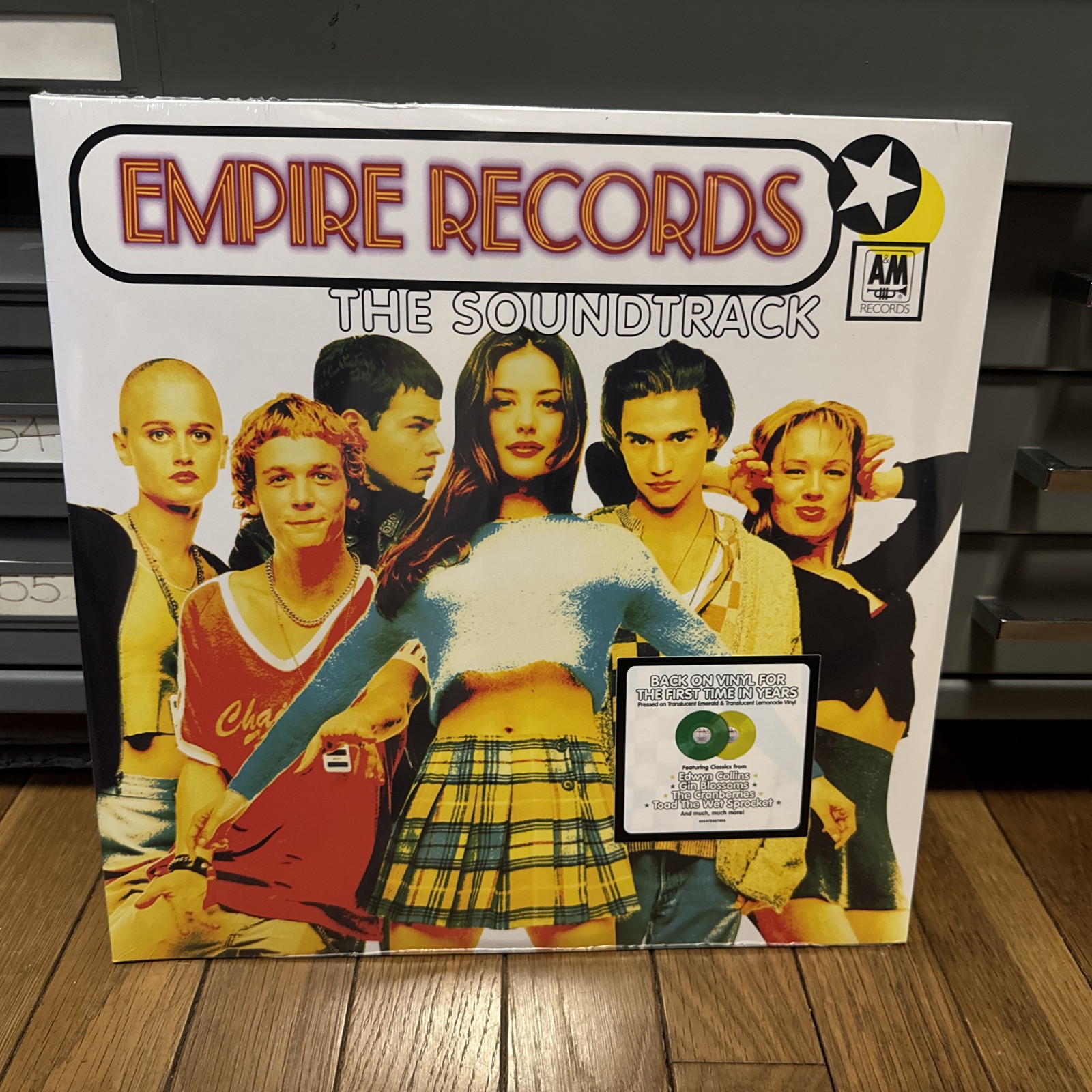 EMPIRE RECORDS Soundtrack NEW 2LP GREEN/YELLOW VINYL W/HYPE STICKER