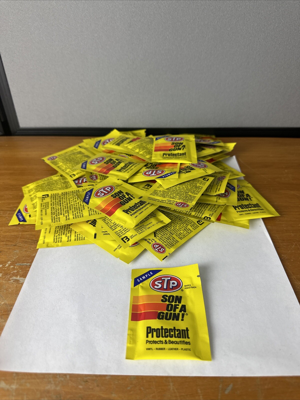 Lot Of 50 STP Son of a Gun Protectant Individually Sealed Wipes Sealed